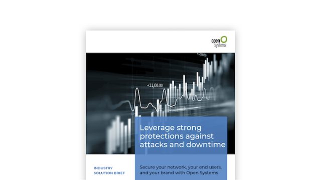 Financial Services Firms Must Focus on Network Defenses