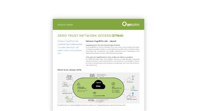 ZTNA - Product Brief