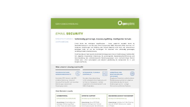 Email Security - Service Brief