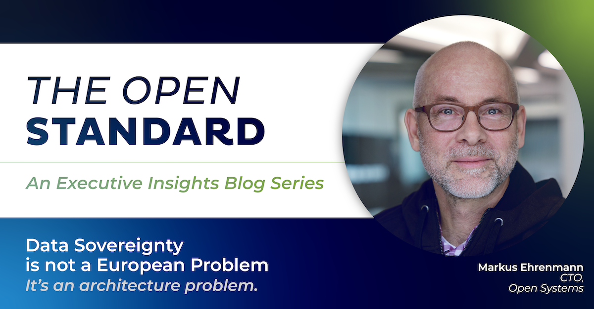 Data Sovereignty Is Not an European Problem. It's an Architecture Problem.